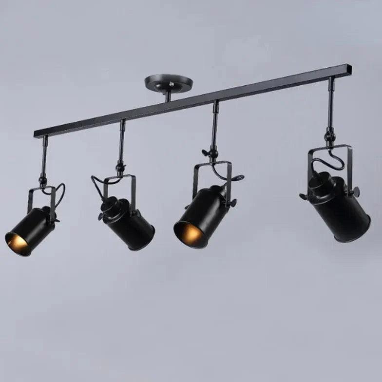 Three-Light Black Metal Ceiling Light for Home Decor - Rebooters