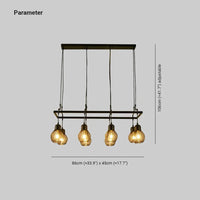 Grid Light Bulb Black Dining Room Chandelier for Elegance | Rebooters - Rebooters