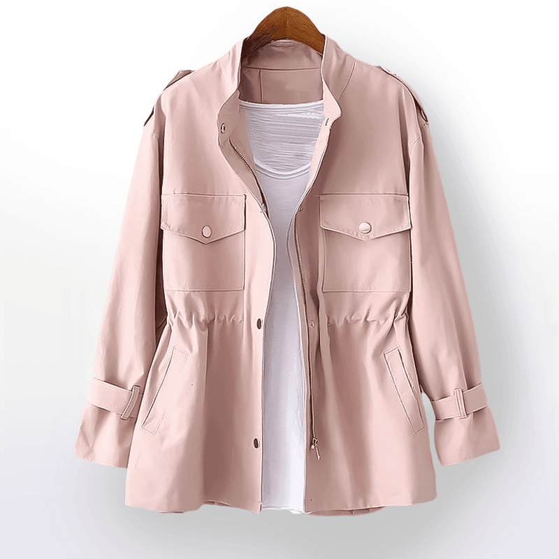 Stylish Totem Trench Coat & Jacket for Effortless Elegance Pastel Pink - Rebooters