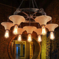 Inverted Cone Rope Industrial Chandelier for Stylish Spaces | Rebooters - Rebooters