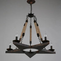 Star Candles Dining Room Vintage Chandelier for Elegant Spaces | Rebooters - Rebooters