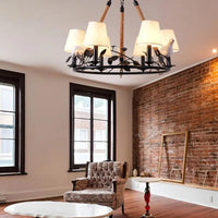 Bird's Nest Black Vintage Chandelier for Stylish Interiors | Rebooters - Rebooters