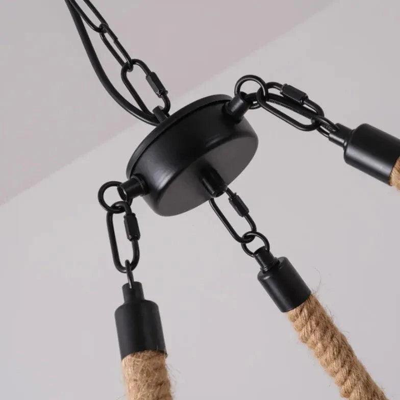 Bird's Nest Black Vintage Chandelier for Stylish Interiors | Rebooters - Rebooters