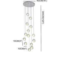 Multi-Light Spherical Modern Living Room Pendant Light Fixture | Rebooters - Rebooters