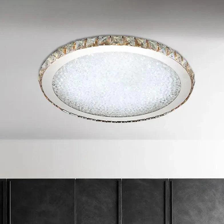 Disc Crystal Modern Luxury Ceiling Light for Home Decor - Rebooters