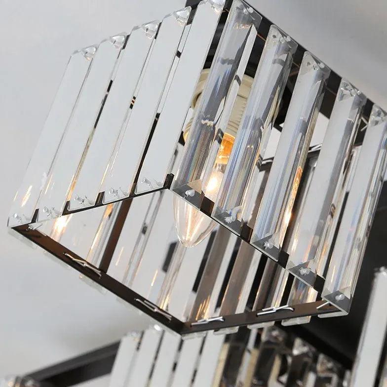 Multi-Head Cube Glass Modern Ceiling Light for Indoor Spaces - Rebooters