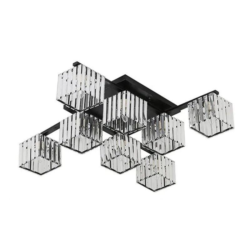 Multi-Head Cube Glass Modern Ceiling Light for Indoor Spaces - Rebooters