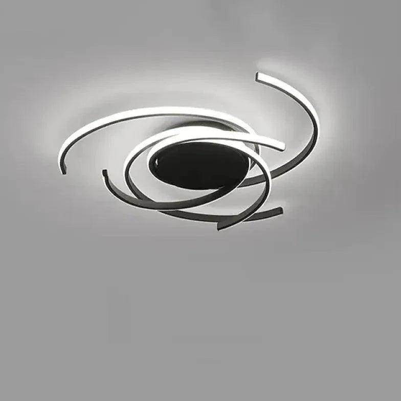 Half-Ring Design for Bedroom Ceiling Light Fixture Modern - Rebooters