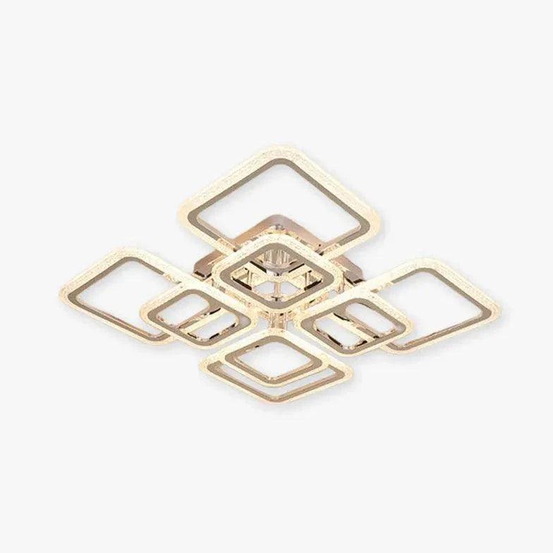 Multi-Square Frame Modern Pendant Light for Stylish Interiors - Rebooters