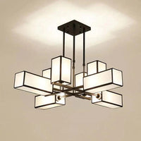 Multiple Rectangular Modern Living Room Pendant Lights Chandelier | Rebooters - Rebooters