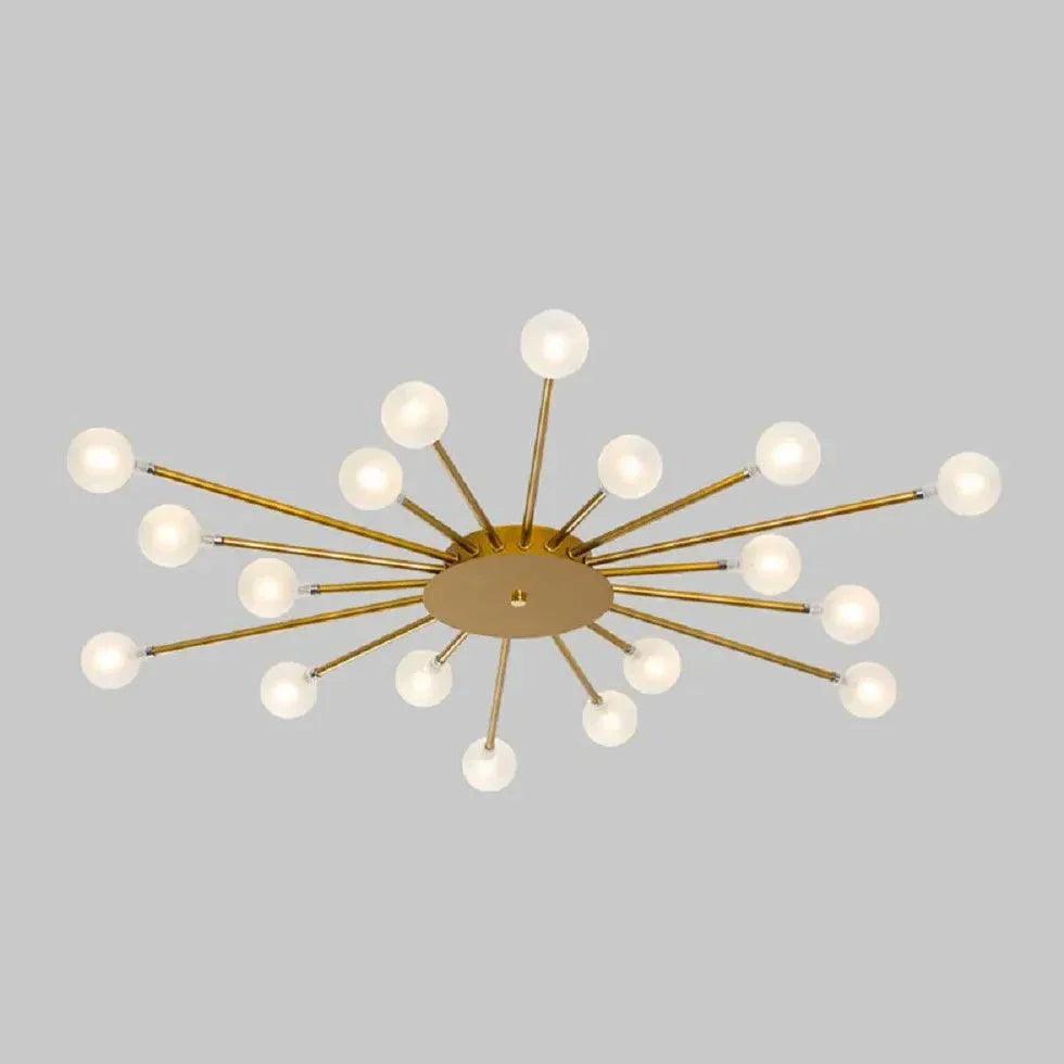 Starburst Design for Living Room Glass Pendant Light Fixture | Rebooters - Rebooters