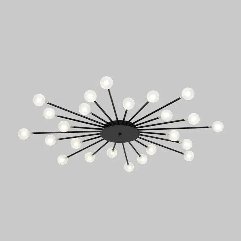 Starburst Design for Living Room Glass Pendant Light Fixture | Rebooters - Rebooters