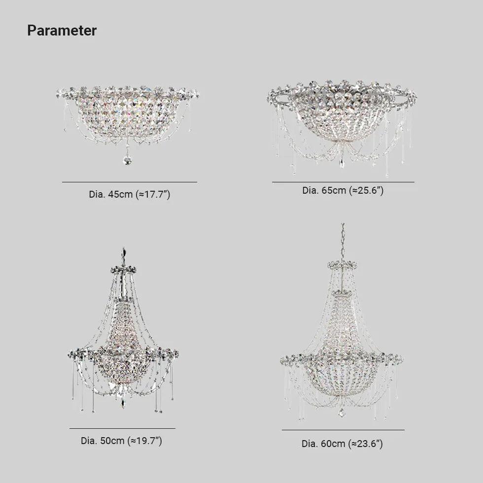 Beaded Crystal Living Room Chandelier Elegant Home Decor | Rebooters - Rebooters