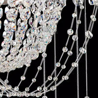 Beaded Crystal Living Room Chandelier Elegant Home Decor | Rebooters - Rebooters