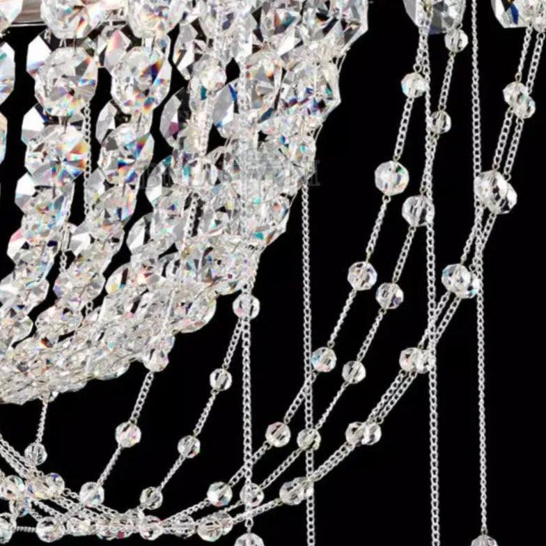 Beaded Crystal Living Room Chandelier Elegant Home Decor | Rebooters - Rebooters