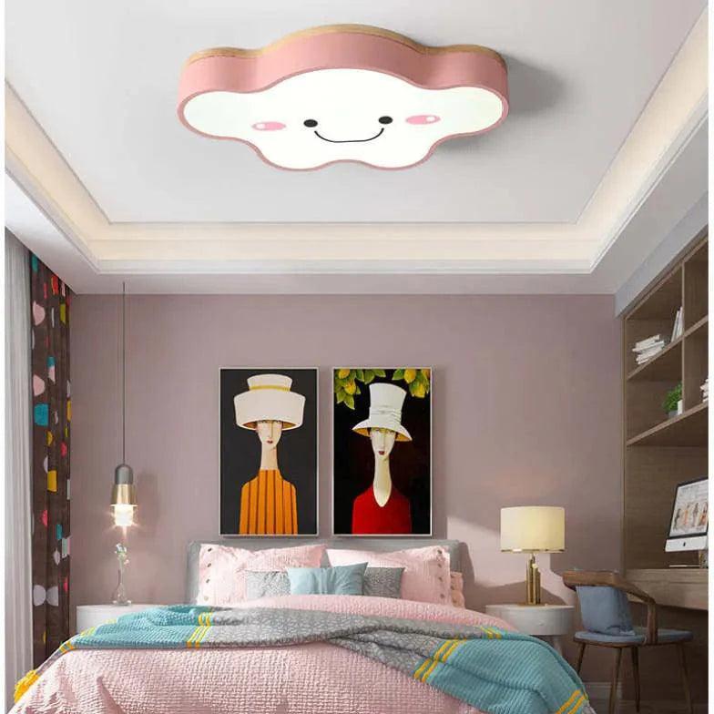 Cute Clouds Bedroom LED Flush Ceiling Lights for Kids Rooms - Rebooters