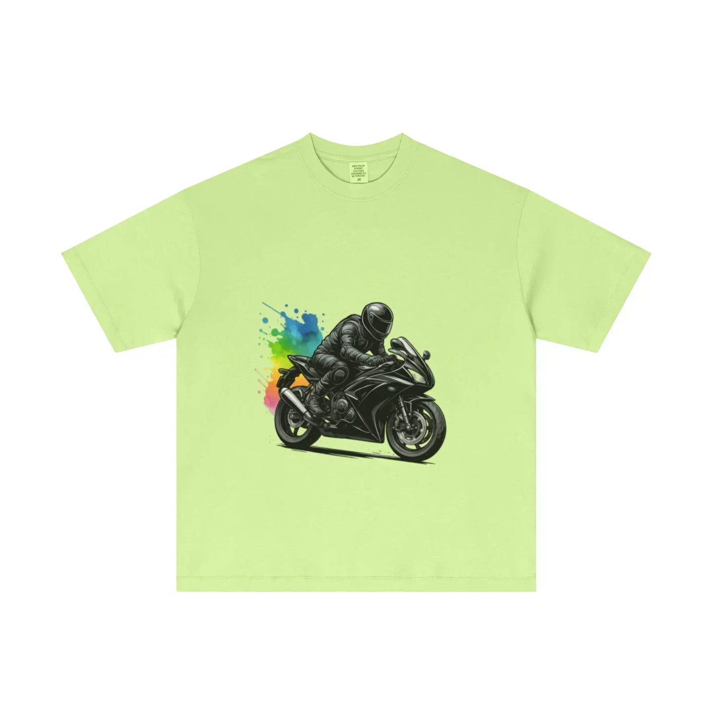 180GSM Men's Lightweight T-Shirt Fluorescent green