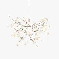 Rose Gold Branches LED Modern Chandelier for Living Room | Rebooters - Rebooters