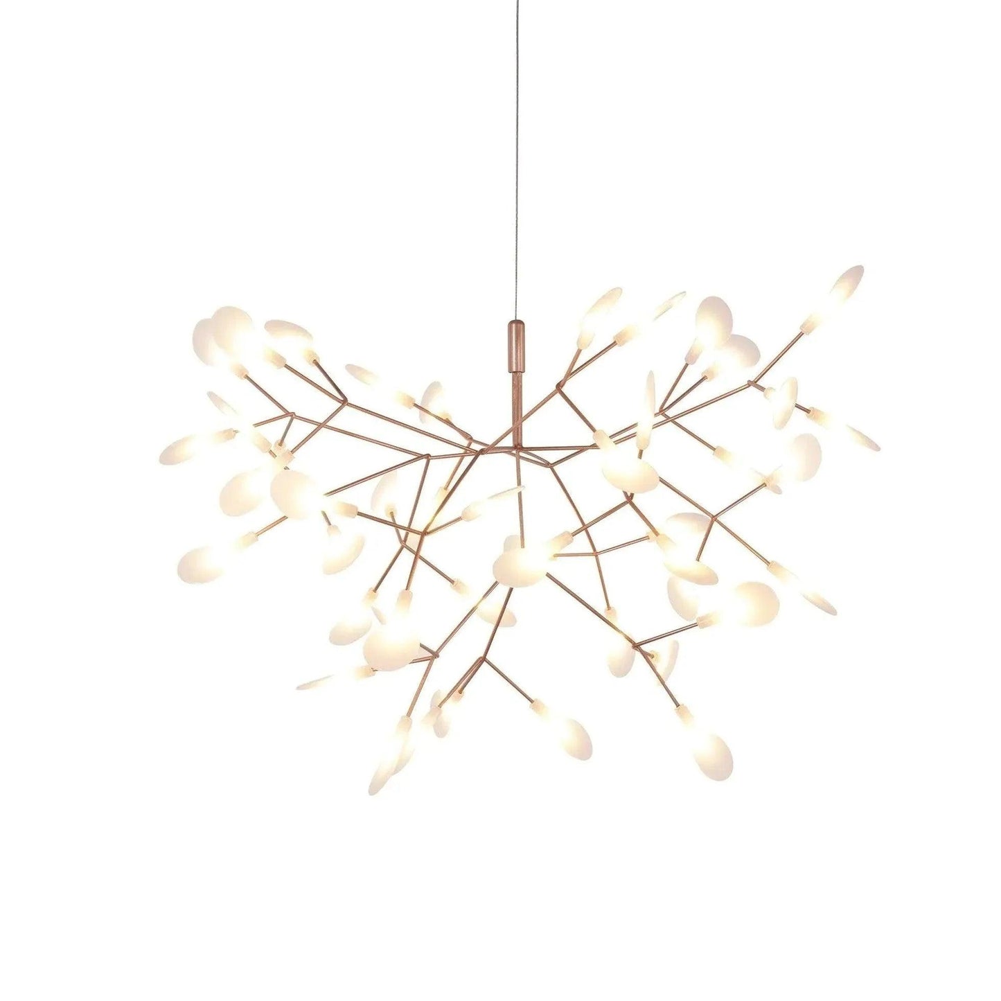 Rose Gold Branches LED Modern Chandelier for Living Room | Rebooters - Rebooters