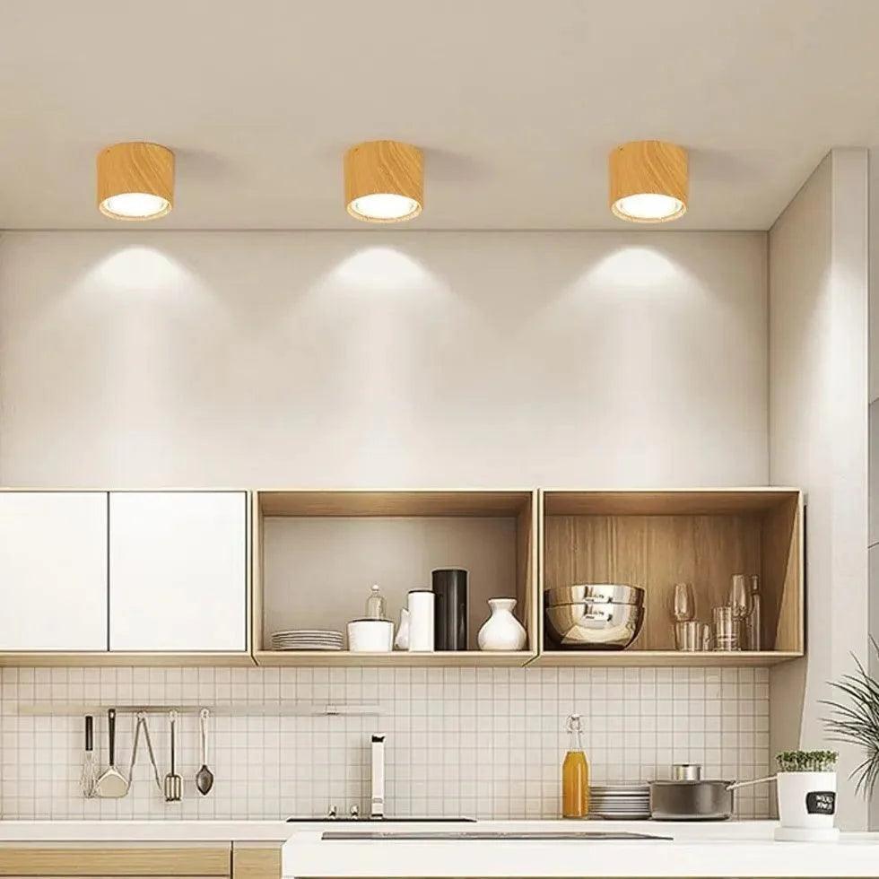 Small Cylinder Modern Bedroom Ceiling Light Fixture Design - Rebooters