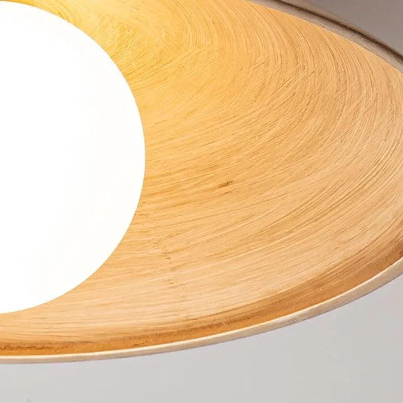 Spherical Warm-Toned Ceiling Light for Corridor Flush Mount - Rebooters