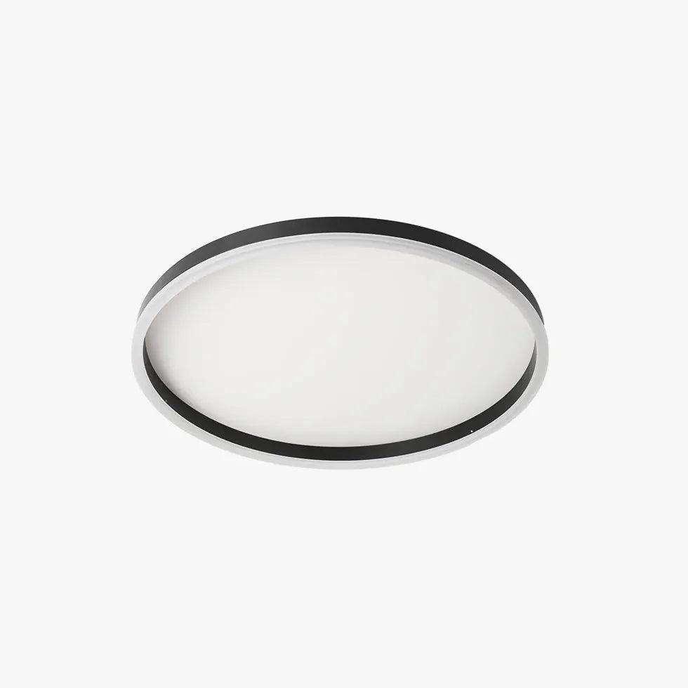 Black Minimalist Round Ceiling Light for Bedroom Fixture - Rebooters