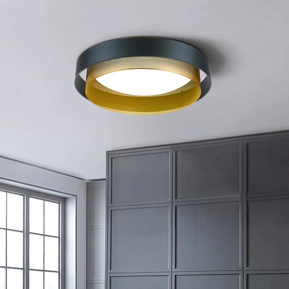 Dual-Tone Round Acrylic Ceiling Light for Bedroom Lamp - Rebooters