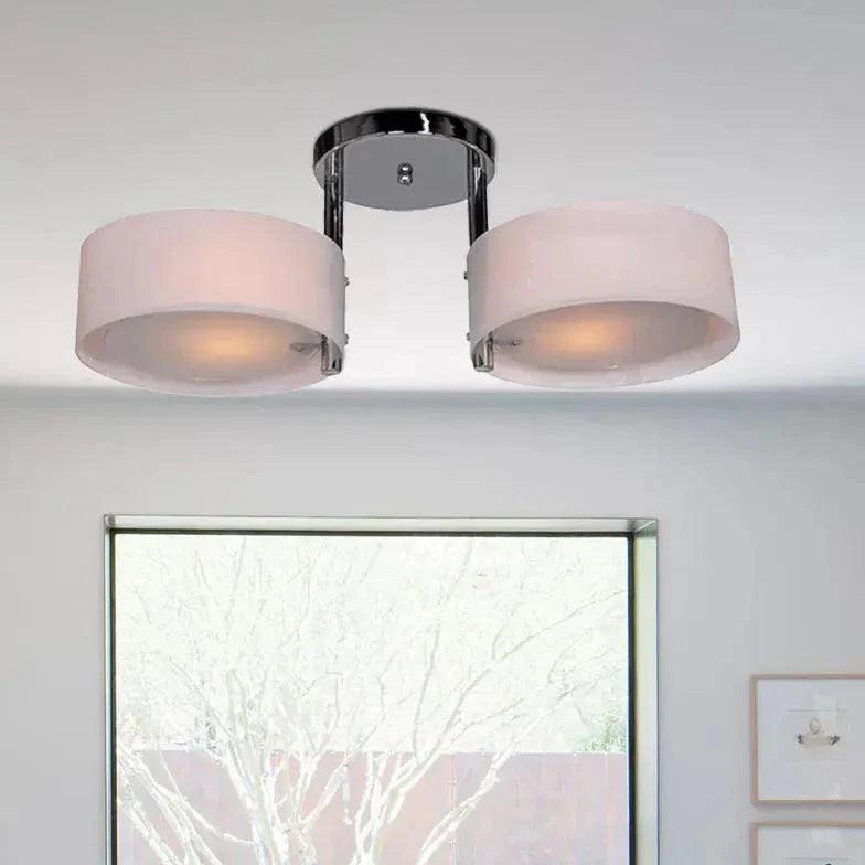 Round Petals LED Modern Flush Ceiling Lights for Indoor Use - Rebooters