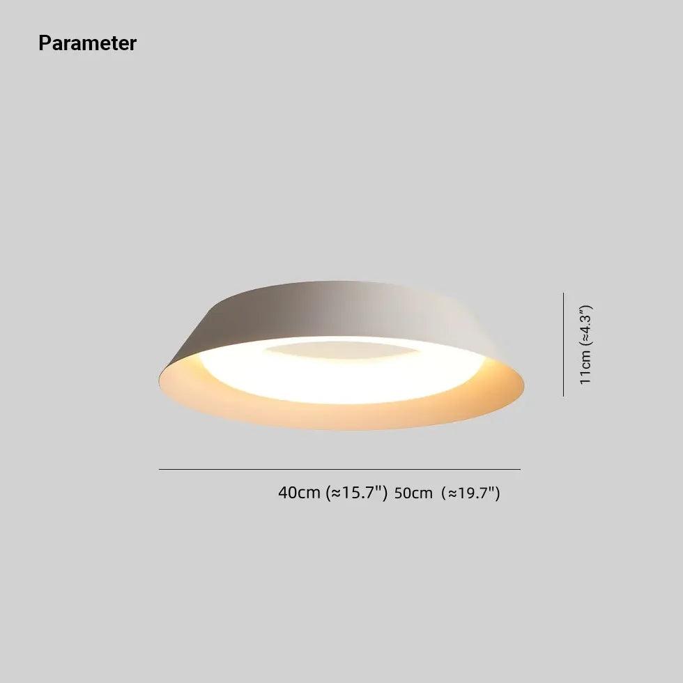 Dual-Tone Round Minimalist Ceiling Light for Modern Spaces - Rebooters
