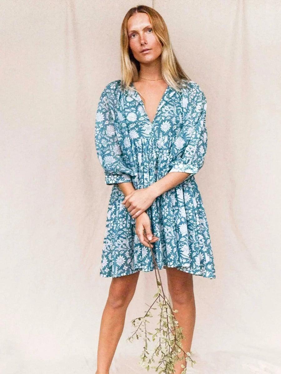 Elegant Kimber Women's Maxi Dress with Floral Print Design Rebooters Maxi Women's Dresses