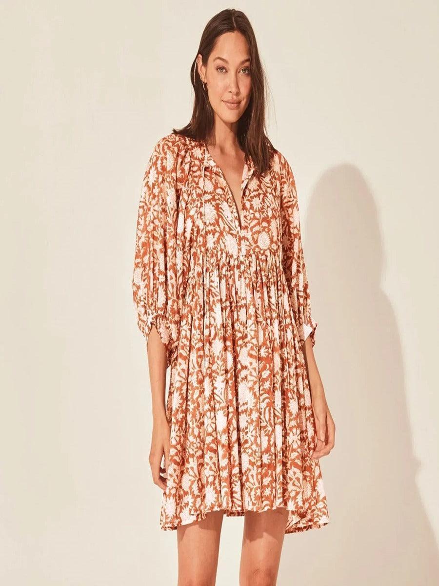 Elegant Kimber Women's Maxi Dress with Floral Print Design Rebooters Maxi Women's Dresses