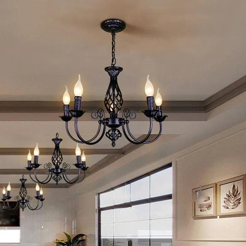 Vintage Style Candelabra Chandelier for Dining Room Décor | Rebooters - Rebooters