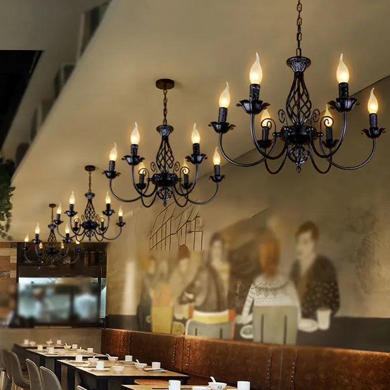 Vintage Style Candelabra Chandelier for Dining Room Décor | Rebooters - Rebooters