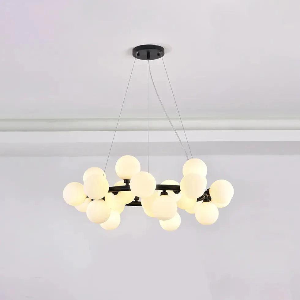 Glass Bubble LED Modern Chandelier for Elegant Spaces | Rebooters - Rebooters