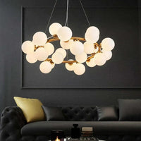 Glass Bubble LED Modern Chandelier for Elegant Spaces | Rebooters - Rebooters