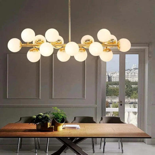 Glass Bubble LED Modern Chandelier for Elegant Spaces | Rebooters - Rebooters