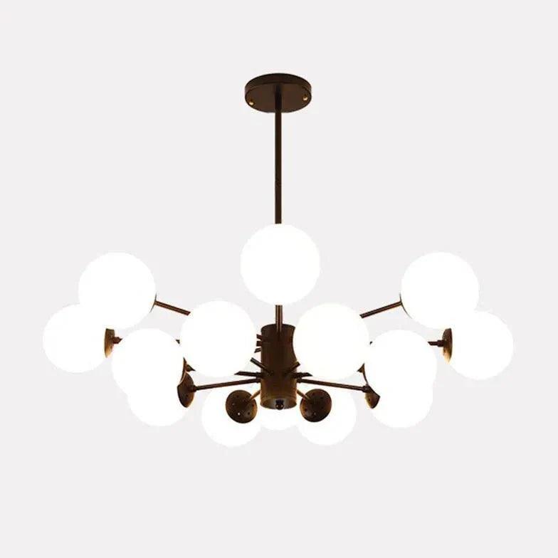 Glass Ball Multi-Head Modern Luxury Pendant Light Fixture | Rebooters - Rebooters