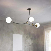 Minimalist Branch Modern Black Chandelier for Home Decor | Rebooters - Rebooters