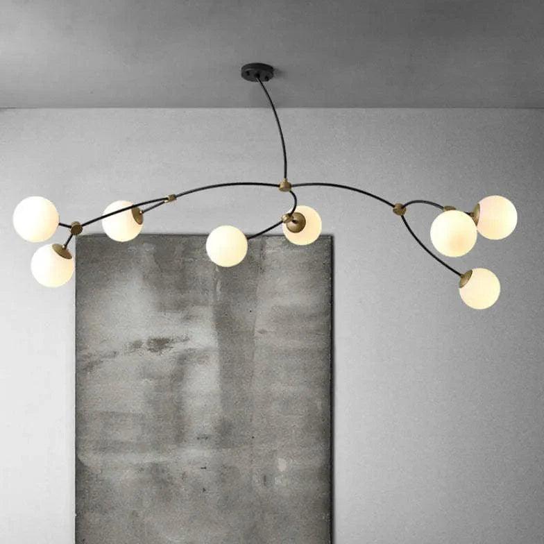 Minimalist Branch Modern Black Chandelier for Home Decor | Rebooters - Rebooters