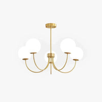 Curved And Branched Bedroom Gold Chandelier For Stylish Decor | Rebooters - Rebooters