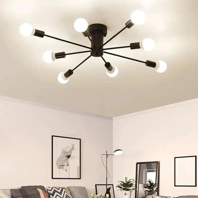 Light Industry Wind LED Flush Ceiling Lights for Indoors - Rebooters