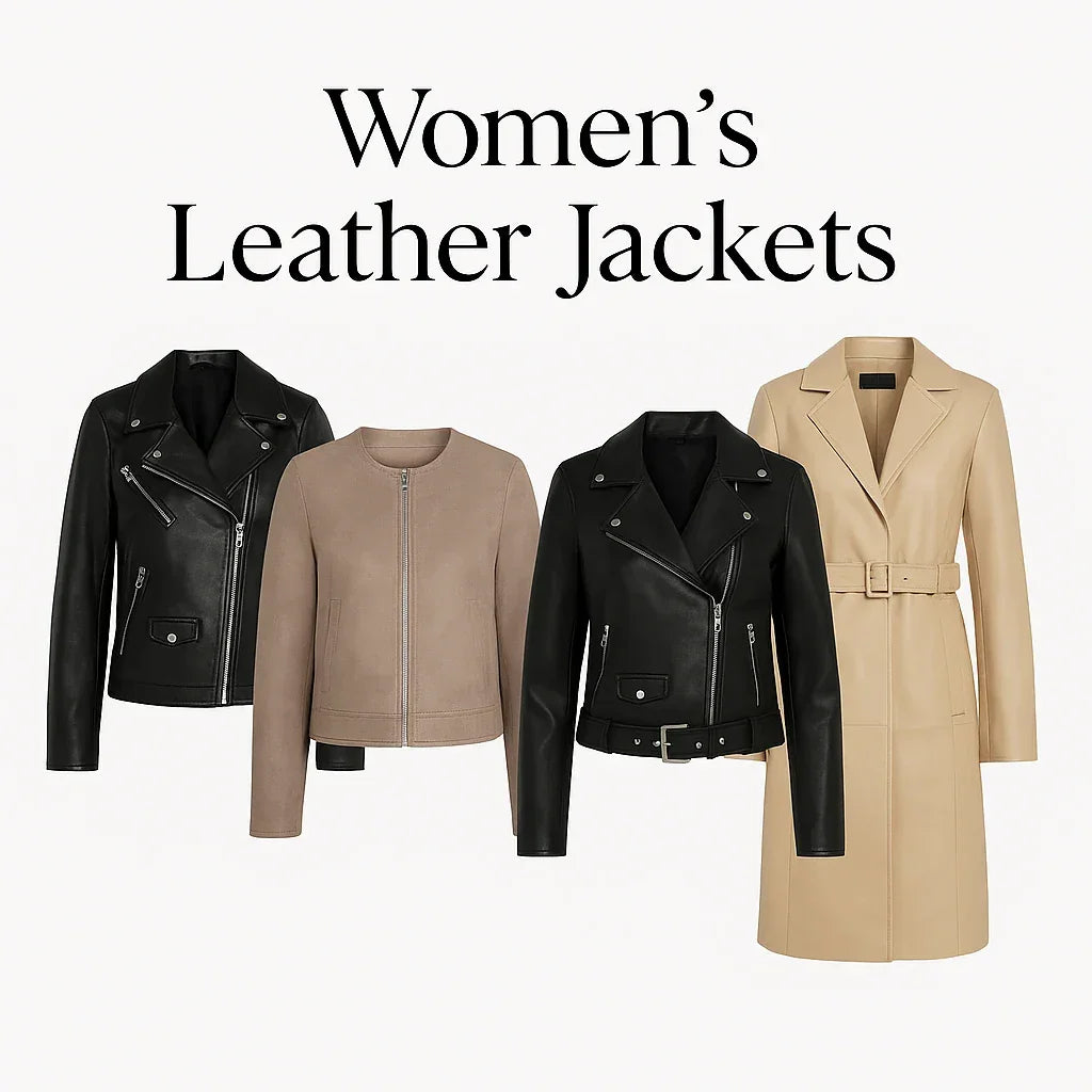 Womens Leather Jackets Collecton | Rebooters