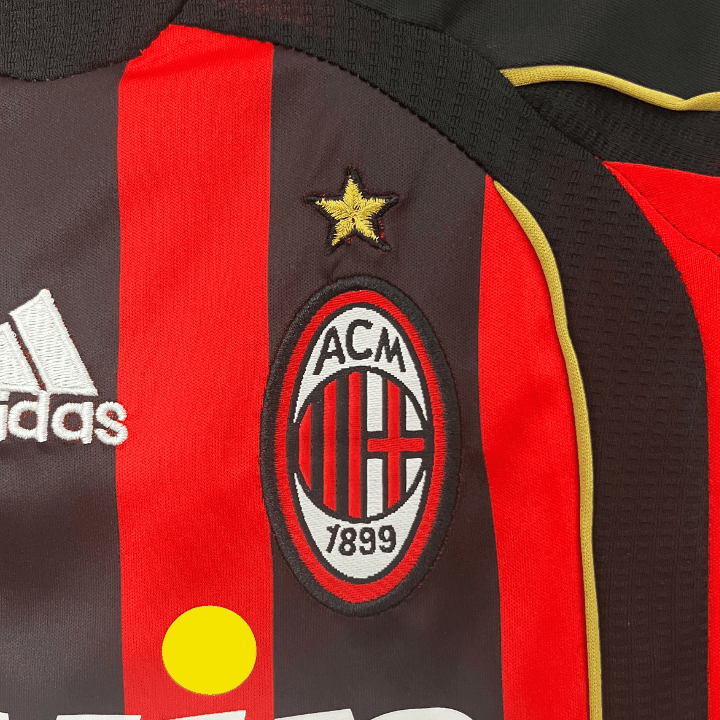 06/07 AC Milan Home Kids Size Kit Premium Quality Apparel - Rebooters