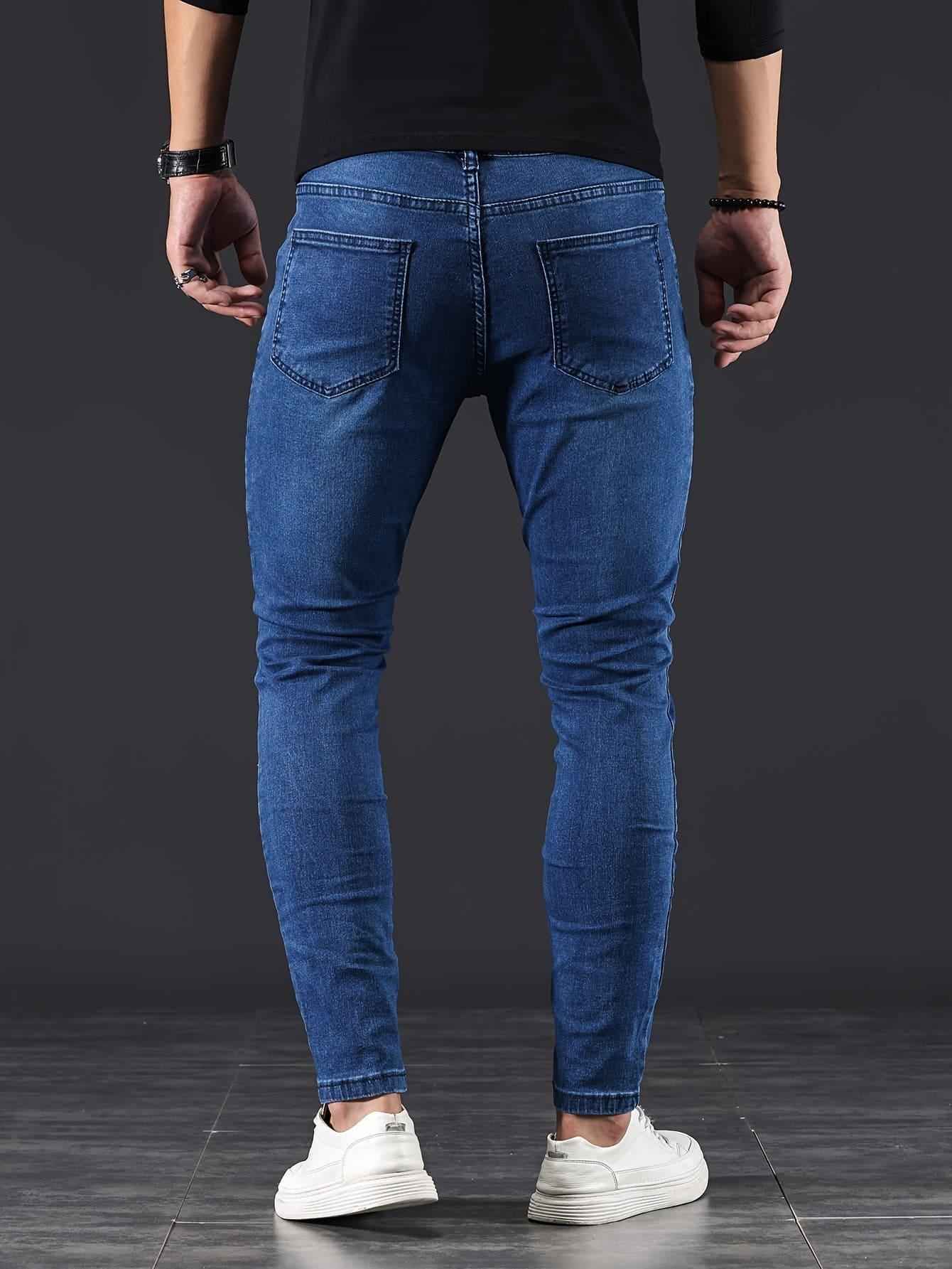 Men's Denim Jeans Slim Fit for Everyday Style and Comfort - Rebooters