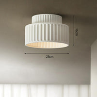 Vintage Cream Style Painted Flush Mount Ceiling Light Fixture - Rebooters