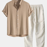 Men's Casual Two Piece Set for Summer Elegance Rebooters mens 2 piece set