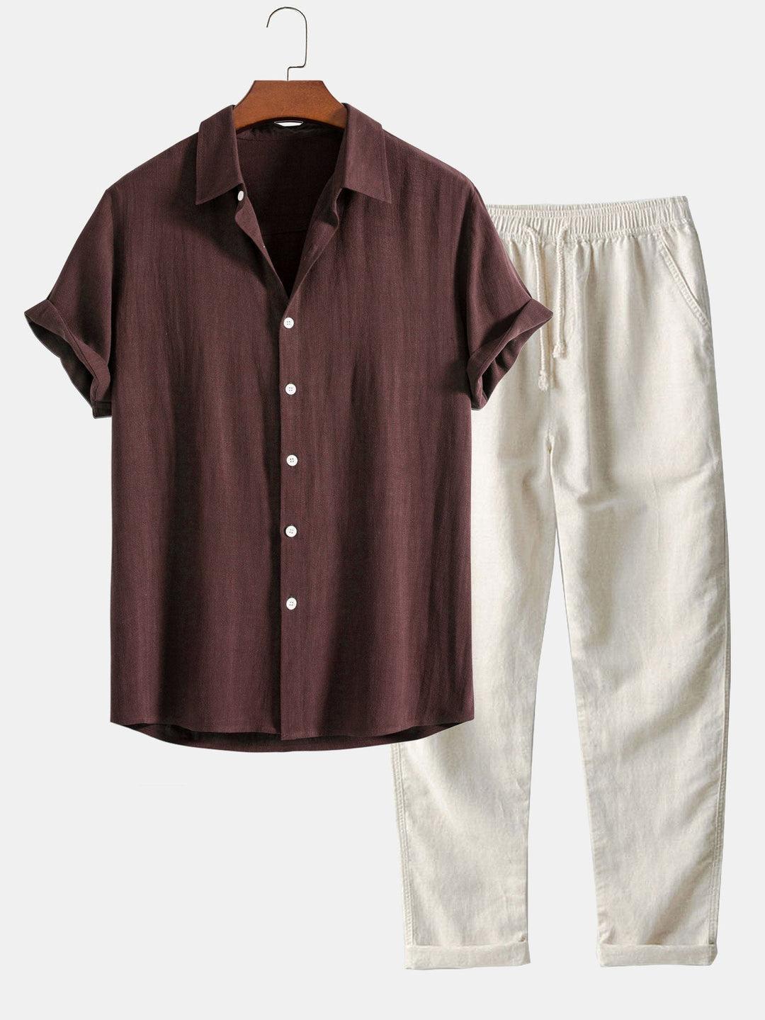 Men's Casual Two Piece Set for Summer Elegance Rebooters mens 2 piece set