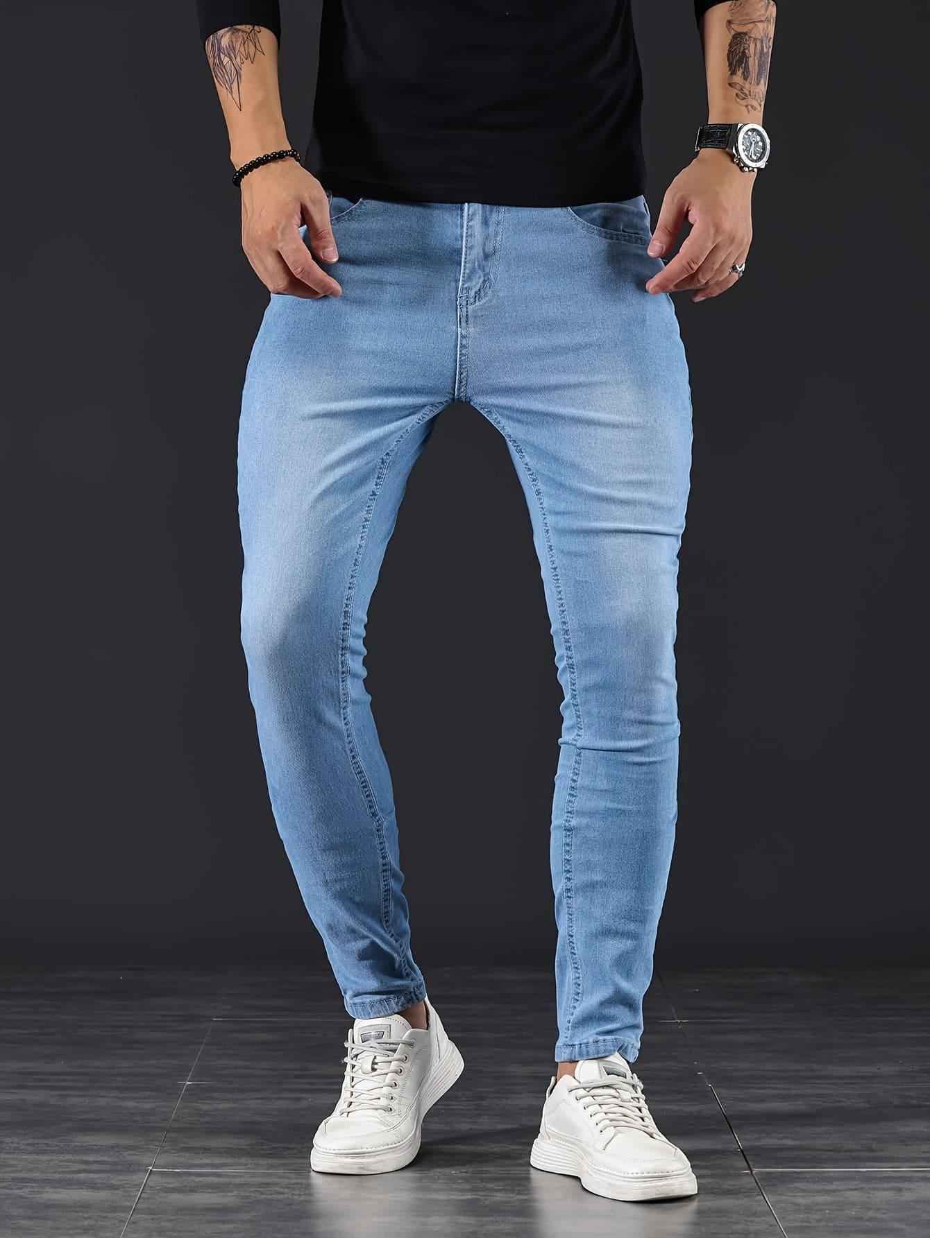 Men's Denim Jeans Slim Fit for Everyday Style and Comfort - Rebooters