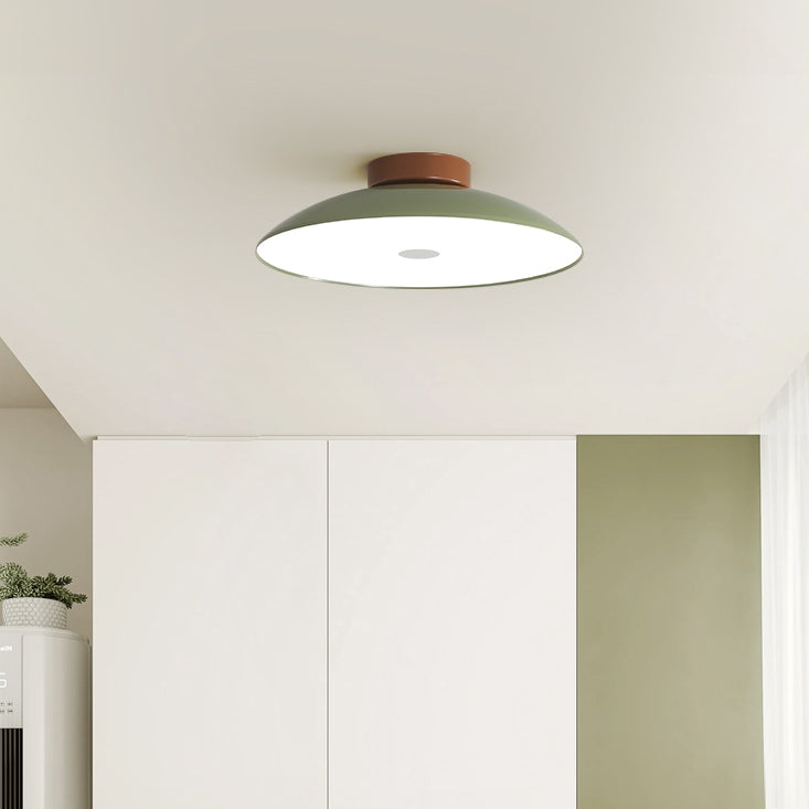 French Cream Iron Led Ceiling Lamp With 3 Color Options - Rebooters