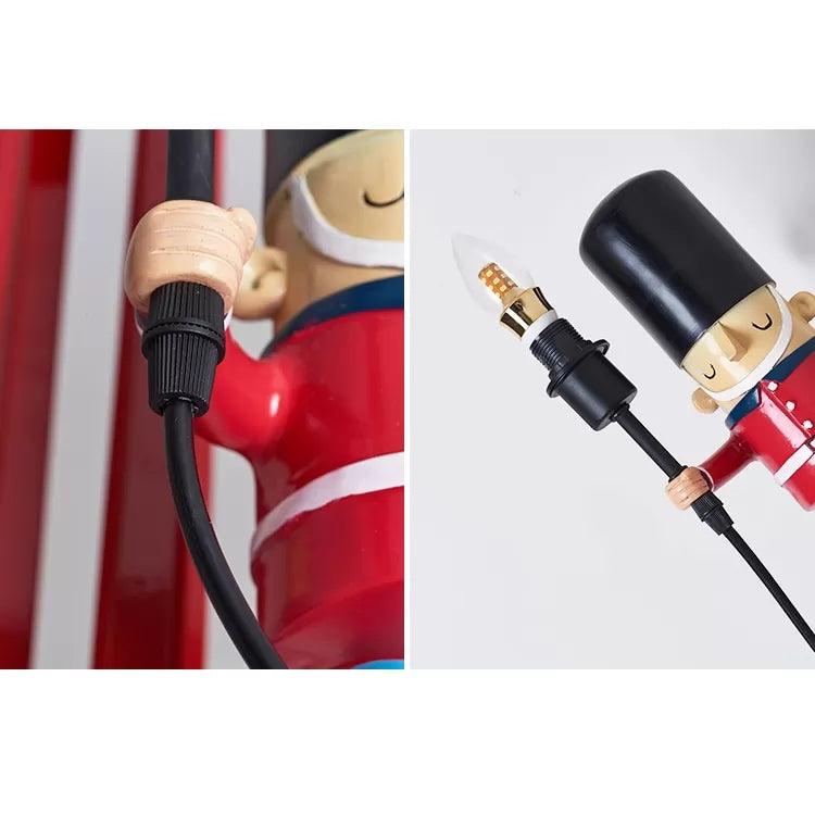 Kindergarten Candle Pendant Light with Solider Metal Red - Rebooters